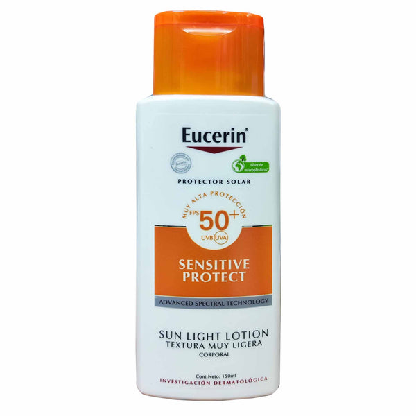 Protector solar Eucerin sensitive protect textura ligera SPF 50