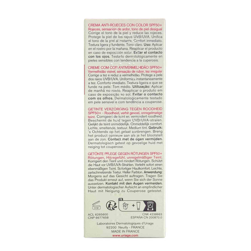Crema Roseliane Antirojeces CC SPF 50+ Con Color