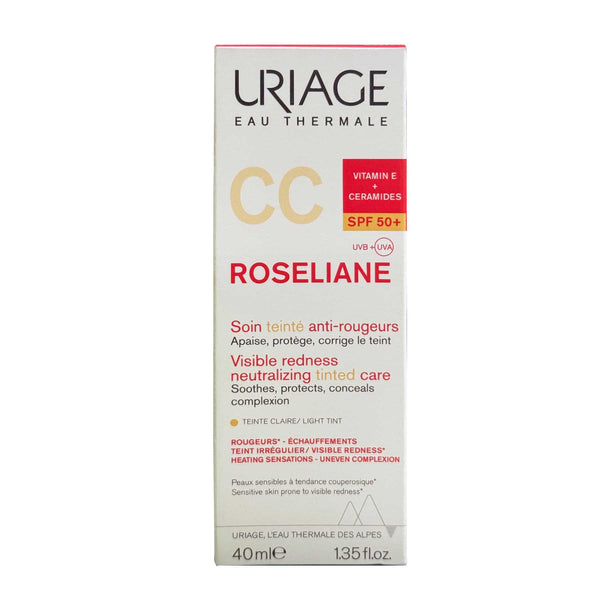 Crema Roseliane Antirojeces CC SPF 50+ Con Color