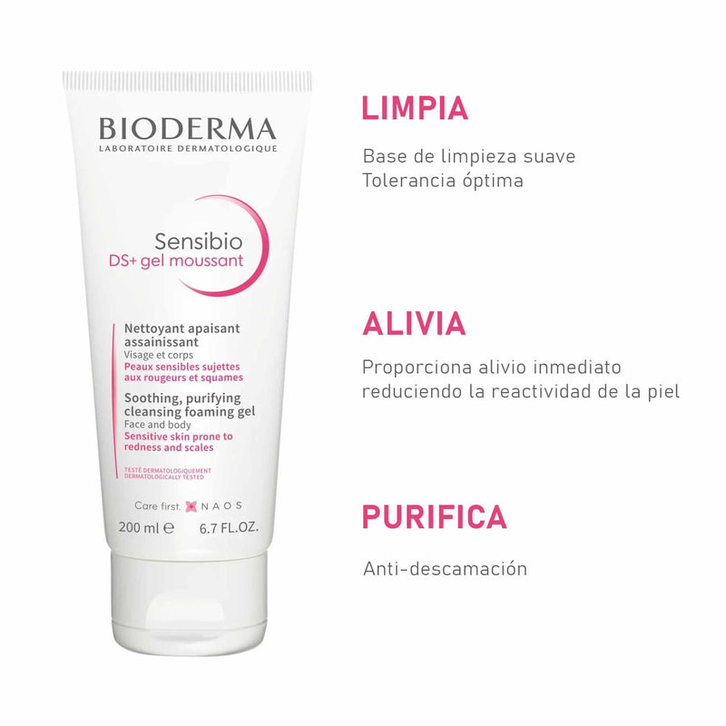 Gel Limpiador Sensibio DS + Gel moussant