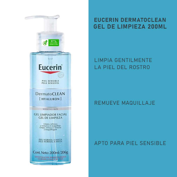 Gel Limpiador Facial DermatoCLEAN Eucerin