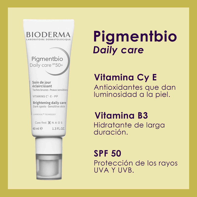 Pigmentbio Daily care SPF 50+ Bioderma