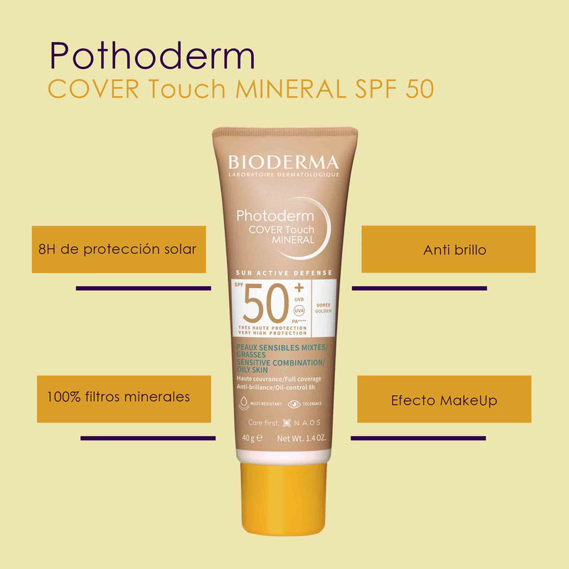 Protector Solar Bioderma Photoderm Cover Touch Mineral