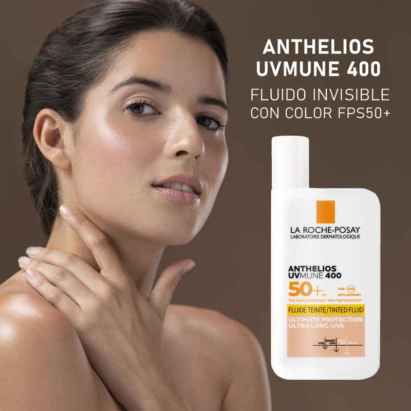 Protector Solar Anthelios UVMUNE400 Color Fluid FPS 50