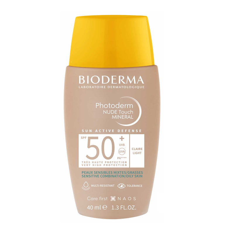 Protector Solar Bioderma Nude Touch Mineral Spf 50