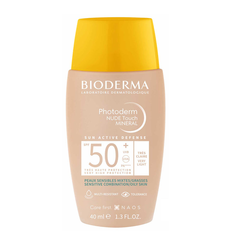 Protector Solar Bioderma Nude Touch Mineral Spf 50