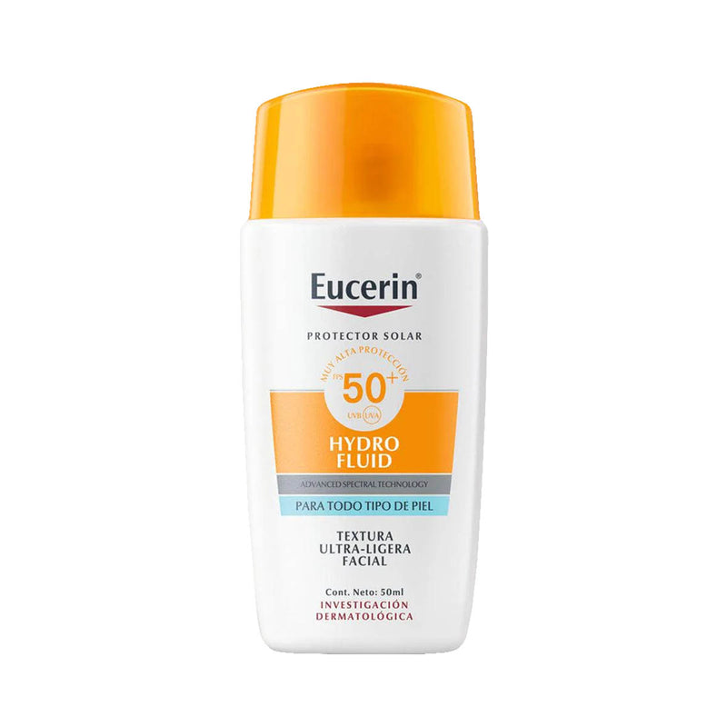 Protector solar eucerin hydro fluid facial SPF 50