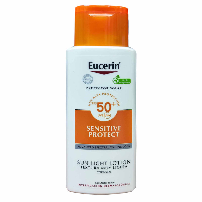 Protector solar Eucerin sensitive protect textura ligera SPF 50