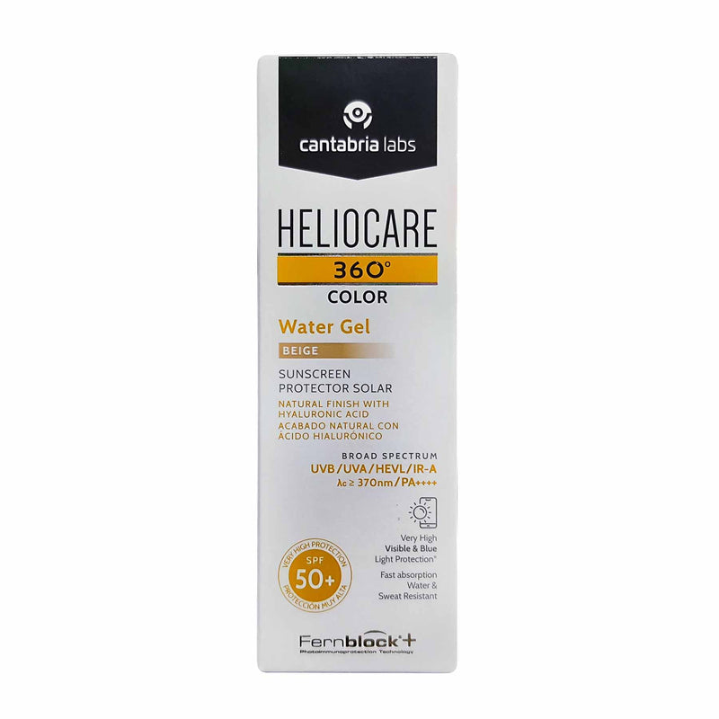 Protector solar heliocare 360 water gel color SPF 50