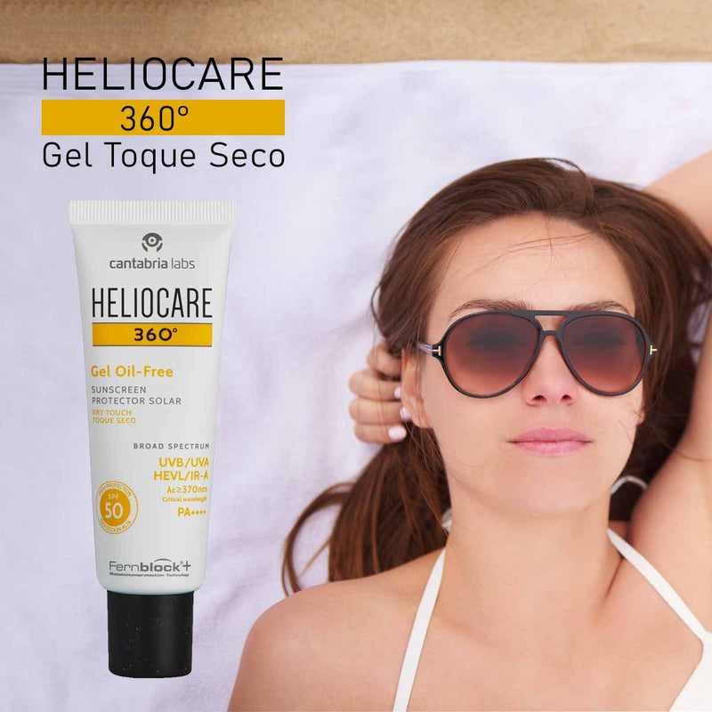 Protector solar Heliocare 360 Gel Oil Free SPF 50