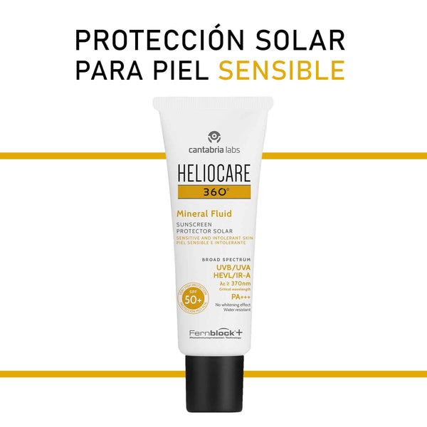 Protector solar Heliocare 360 mineral fluid SPF 50+