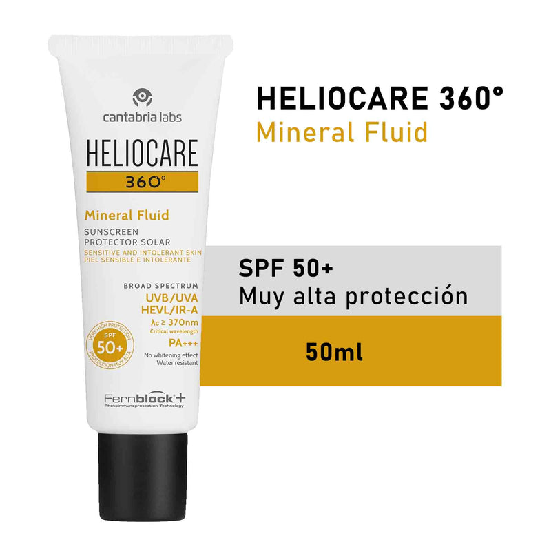 Protector solar Heliocare 360 Mineral Fluid SPF 50