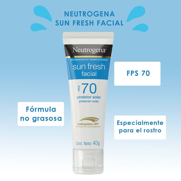 Protector Solar Neutrogena Sun Fresh Facial.