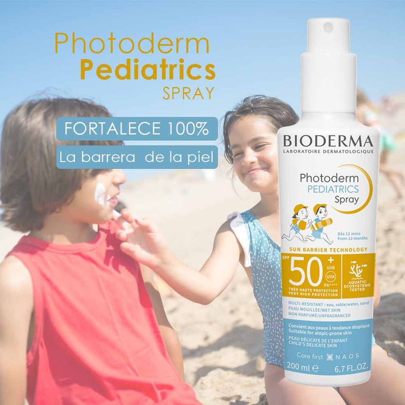 Protector Solar Bioderma Photoderm Pediatrics Spray SPF 50