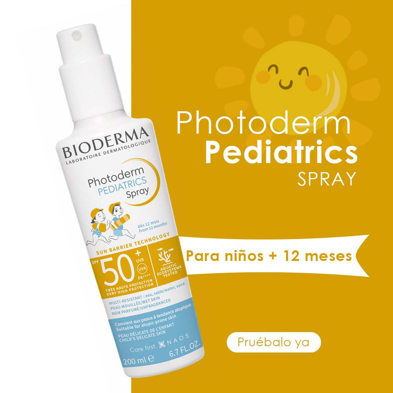 Protector Solar Bioderma Photoderm Pediatrics Spray SPF 50