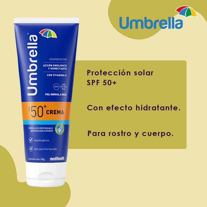 Protector solar Umbrella crema SPF 50 X 60g