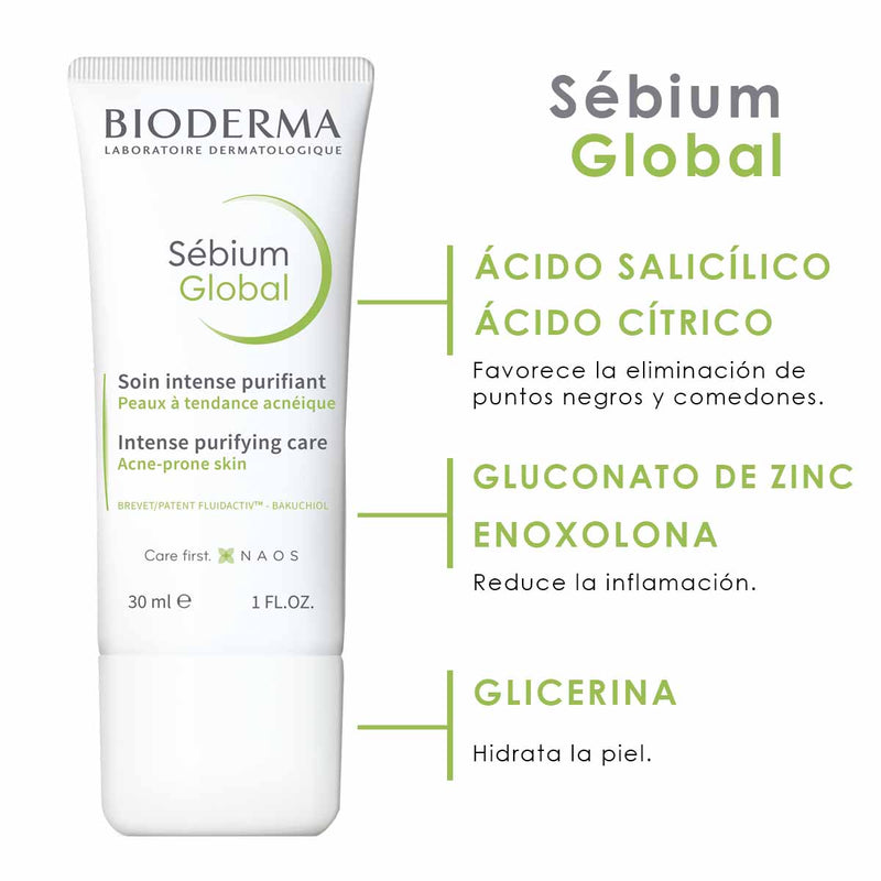 SEBIUM GLOBAL TRATAMIENTO ANTI ACNE