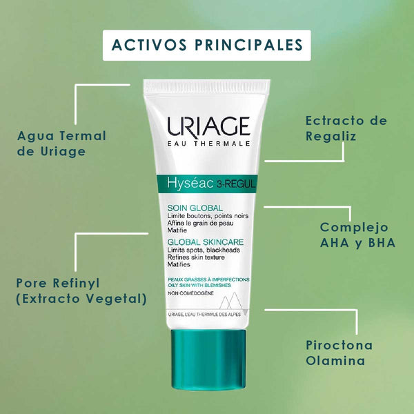 Hyseac 3 Regul Cuidado Global Anti Imperfecciones Uriage