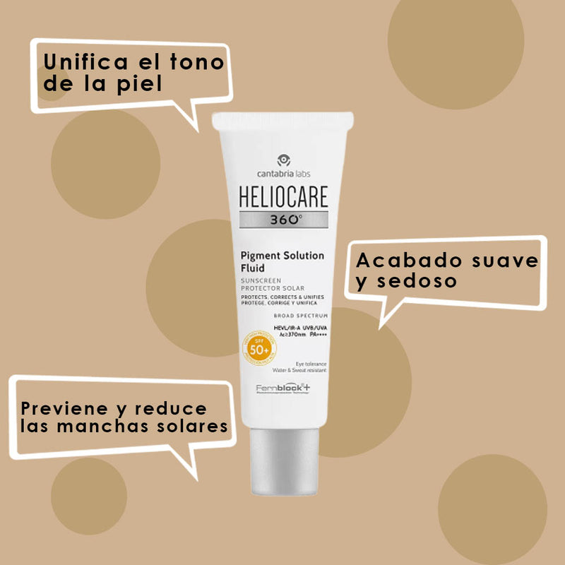 Protector Solar Heliocare 360 Pigment Solution Fluid SPF 50 – Protector ...
